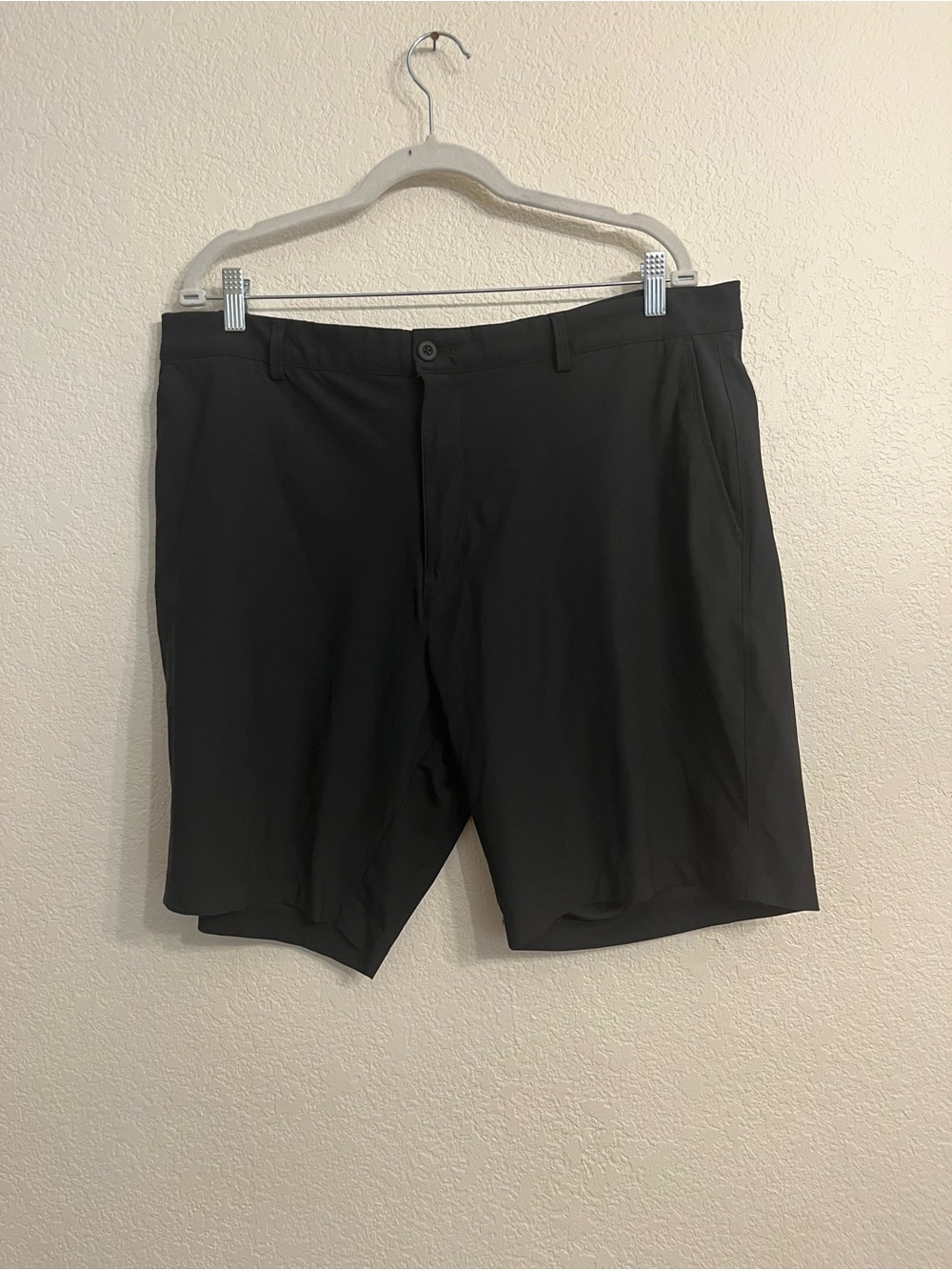 Greg Norman Collection Black Hybrid Golf Shorts